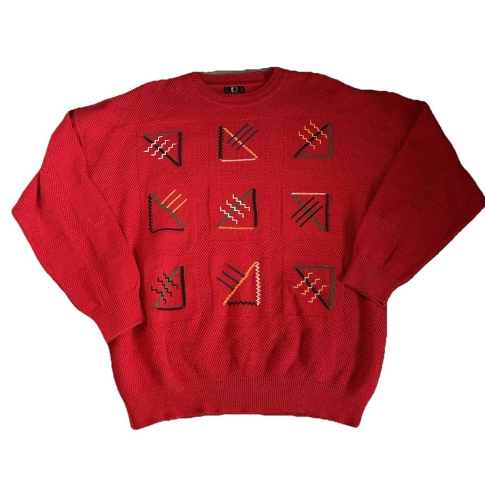 Vintage 1980’s Cotton Blend Sweater Baffo Italian